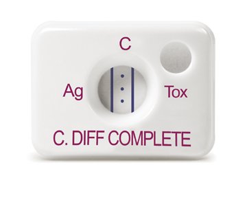 Alere C. DIFF Quik Chek Complete Rapid Test Kit Infectious Disease Immunoassay Clostridium Difficile (C. Diff) Toxins A and B Stool Sample 50 Tests - 30550C