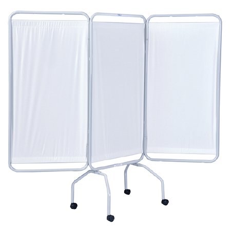 Winco SCREEN 3-PANEL W/CASTERS WHT - 3130