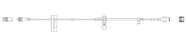 Zevex Curlin Pump Set 84 Inch Tubing - 340-4115