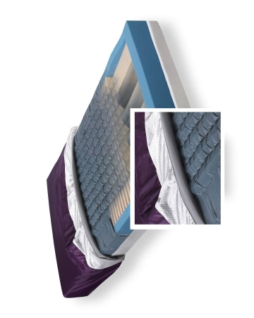 Span America PressureGuard Easy Air Bed Mattress Low-Air-Loss / Alternating Pressure 80 X 35 Inch - LM8035