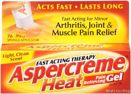 Chattem Aspercreme Topical Pain Relief 10% Strength Menthol Topical Gel 2.5 oz. - 41167005740
