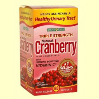 Nature's Bounty - Dietary Supplement Cranberry Extract 12000 mg Strength Softgel 60 per Bottle Cranberry Flavor - 07431213794