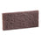 Lagasse Boardwalk Scouring Pad boardwalk Heavy Duty Brown NonSterile Synthetic Fiber 4 X 10 Inch Reusable - BWK403