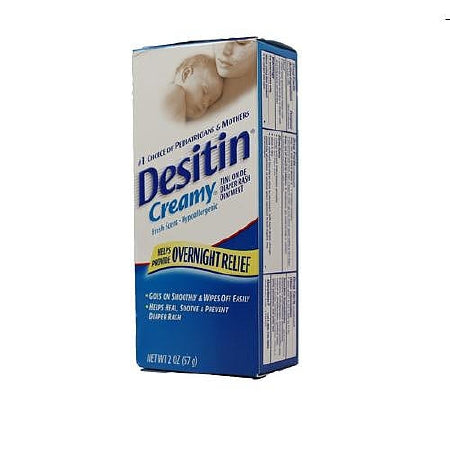 Johnson & Johnson Consumer Desitin Diaper Rash Treatment 2 oz. Tube Fresh Scent Cream - 10074300003006