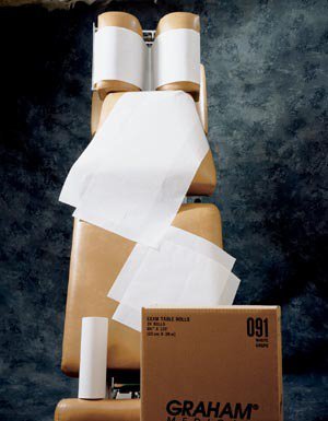 Graham Medical Products HEADREST PAPER 8.5 CRP WHT - 70091N