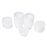 Fabrication Enterprises Theraputty Putty Container Plastic White 3 oz. - 10-0948