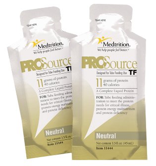 Medtrition/National Nutrition ProSource TF Tube Feeding Formula 45 mL Pouch Ready to Hang Unflavored Adult - 11444