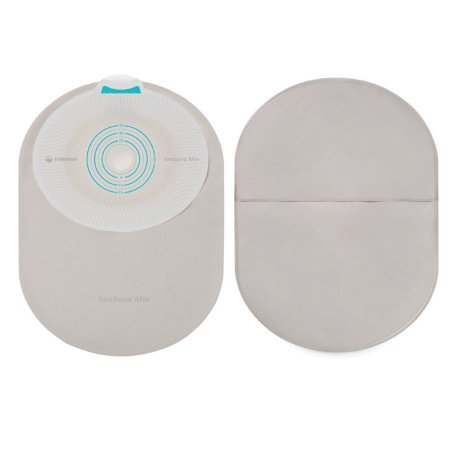 SenSura Mio - Ostomy Pouch One-Piece System 8-1/4 Inch Length, Maxi 1-3/8 Inch Stoma Closed End Flat, Pre-Cut - 10884