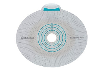 SenSura Mio Click - Ostomy Barrier Precut, Extended Wear Elastic Adhesive 50 mm Flange Red Code System 1-1/2 Inch Opening - 10516