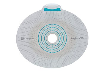 SenSura Mio Click - Ostomy Barrier Precut, Extended Wear 60 mm Flange Blue Code System 1-3/4 Inch Opening - 10524