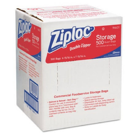 Fisher Scientific Ziploc Zip Closure Bag 7 X 8 Inch Plastic Clear - 502004564