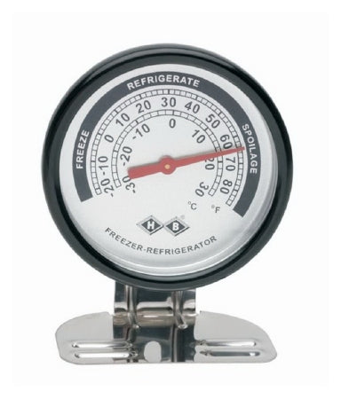 Durac - Bi-Metallic Dial Thermometer Fahrenheit / Celsius -20° to +80°F (-30° to +30°C) Ambient Sensor Does Not Require Power - 13201967