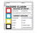 Medical Safety Systems WorkSafe Pre-Printed Label Warning Label Hazzard Class w/ Instructions White 2 X 2 Inch - 510-51020100