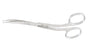 Miltex - Dental Scissors Goldman-Fox 5 Inch Length Surgical Grade Stainless Steel NonSterile Finger Ring Handle Curved Angled Blade - 5D-322
