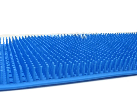 Healthmark Industries Instrument Finger Mat 3.4 X 7.8 Inch, Silicone, With Bubble Bottom - 2-1405