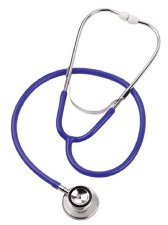 Mabis Healthcare Mabis Classic Stethoscope Purple 1-Tube 22 Inch Tube Double Sided Chestpiece - 10-426-200
