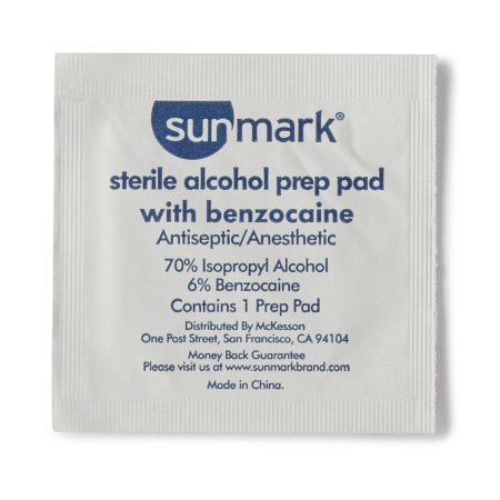 sunmark - Sting and Bite Relief Pad Individual Packet - 49348097410