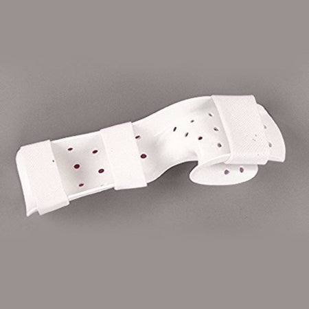 Rolyan - Functional-Position Hand Splint with Strapping Preformed / Perforated Thermoplastic Left Hand White Large - A31223