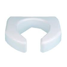 Maddak Ableware Basic Raised Toilet Seat 3 Inch Height White 350 lbs. Weight Capacity - 725790000
