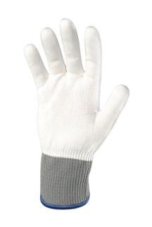 Wells Lamont Industrial Whizard Defender 13 Cut Resistant Glove Liner Powder Free Cut Resistant Fiber / Stainless Steel White / Gray Medium - 135474
