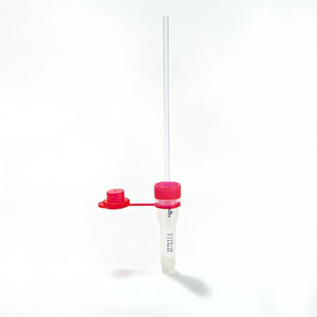 Ram Scientific Safe-T-Fill Capillary Blood Collection Tube Serum Tube Clot Activator / Separator Gel Additive 10.8 X 43.7 mm 300 µL Red Attached Cap Plastic Tube - 07 7121