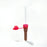 Ram Scientific Safe-T-Fill Capillary Blood Collection Tube Serum Tube Clot Activator Additive 10.8 X 46.6 mm 200 µL Red Attached Cap Plastic Tube - 07 7150