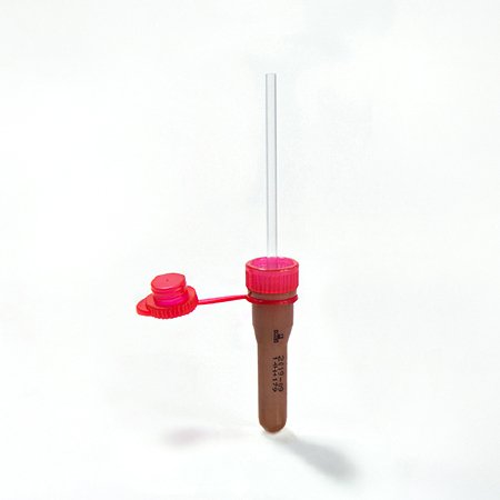 Safe-T-Fill - Capillary Blood Collection Tube Serum Tube Clot Activator Additive 10.8 X 46.6 mm 200 µL Red Pierceable Attached Cap Plastic Tube - 07 7450