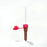 Safe-T-Fill - Capillary Blood Collection Tube Serum Tube Clot Activator Additive 10.8 X 46.6 mm 200 µL Red Pierceable Attached Cap Plastic Tube - 07 7450