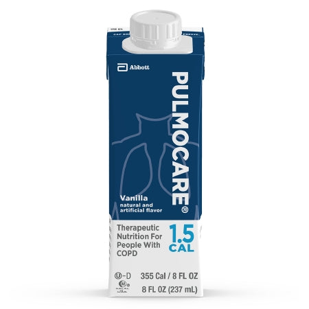 Abbott Nutrition Pulmocare Oral Supplement Vanilla Flavor 8 oz. Can Ready to Use - 7007440699