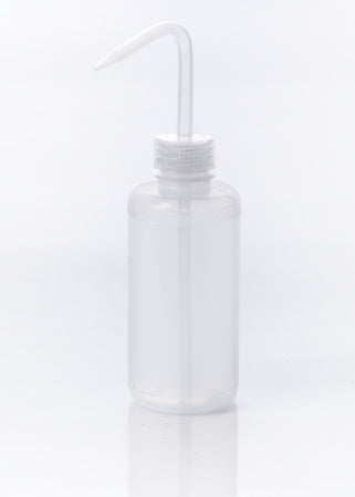 Bel-Art Products Wash Bottle Narrow Mouth Low Density Polyethylene with Polypropylene Cap 250 mL - 11618-0008