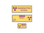 Biodex Medical Systems Pre-Printed Label Warning Label RADIOACTIVE MATERIAL Yellow 3 X 1 Inch - 026-013