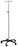 Blickman IV Stand Ram Horn Hooks 4-Hook 5 Legs with 2-1/2 Inch Twin-Wheel Hooded Casters, 24 Inch Base Diameter, Polished Die Cast Aluminum Base with Wall Saver - 1315-4