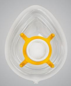 Vyaire Medical AirLife Anesthesia Face Mask Elongated Style Toddler User One Size Fits Most Without Strap - 2K8052