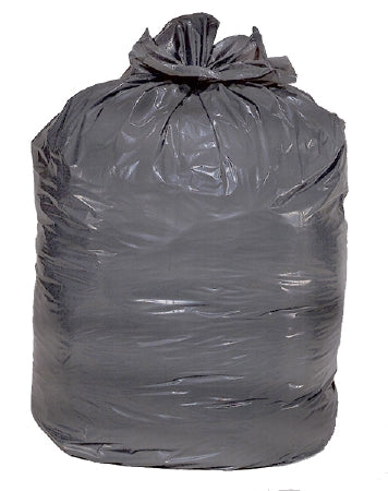 Colonial Bag Corporation Silver Steel Trash Bag 55 gal. Silver LLDPE 1.70 Mil. 39 X 56 Inch X-Seal Bottom Twist Tie Coreless Roll - SS3956
