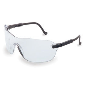 Fisher Scientific Uvex Spitfire Safety Glasses Anti-Fog Coating Clear Tint Polycarbonate Lens Black Frame Over Ear One Size Fits Most - 19034161