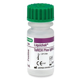 Bio-Rad Laboratories Liquichek Unassayed Control ToRCH Plus IgM Positive Level 3 X 2 mL - 229