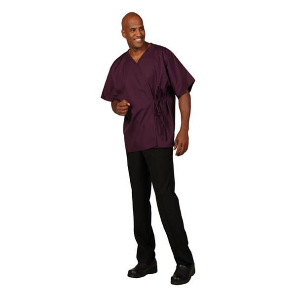 Fashion Seal Uniforms Scrub Shirt 3X-Large Eggplant Short Sleeves Unisex - 636-3XL