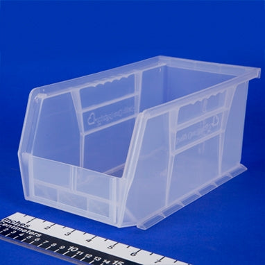HCL Super Tough - Storage Bin Clear Plastic 5 X 5-1/2 X 10-7/8 Inch - 1410C