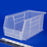 HCL Super Tough - Storage Bin Clear Plastic 5 X 5-1/2 X 10-7/8 Inch - 1410C