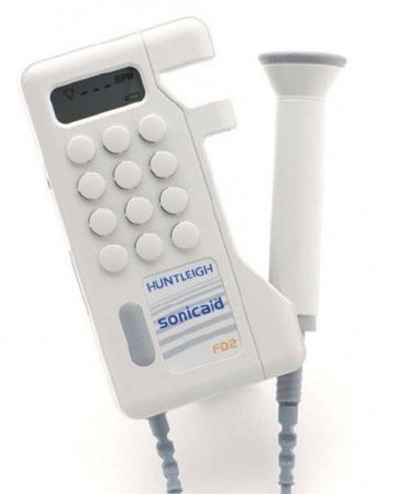 Sonicaid FD2 Dopplex - Handheld Doppler Digital Display Obstetric Probe 2 MHz - FD2-P-USA