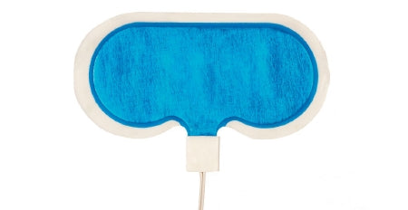 J & J Healthcare Systems Patient Return Electrode With 10 Foot Pre-attached Cord, Adult, Single Plate, 33 lbs. Weight - 0850C