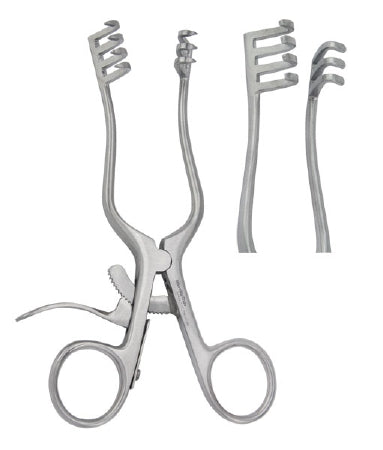 Miltex Retractor, Weitlaner Blunt 3X4Teeth 6 1/2" - V911-616