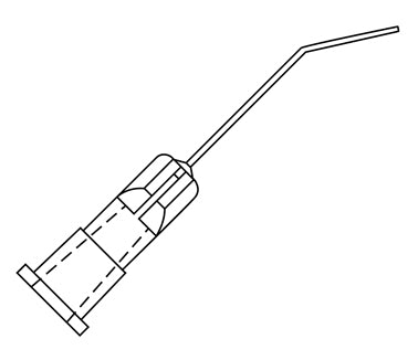 Oasis - Hydrodissection Cannula 25 Gauge 8 mm Bend, Flattened Tip - 4036A