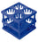 McKesson - Tube Cube Rack 4 Place 26 to 30 mm Tube Size Blue 3 X 3 X 3 Inch - 3097