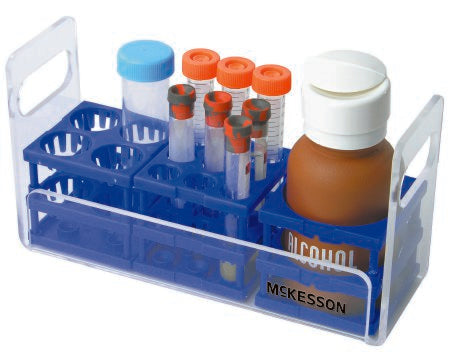 McKesson McKesson Tube Rack Carrier 9.75 X 3.5 X 5.5 Inch Acrylic - 3100