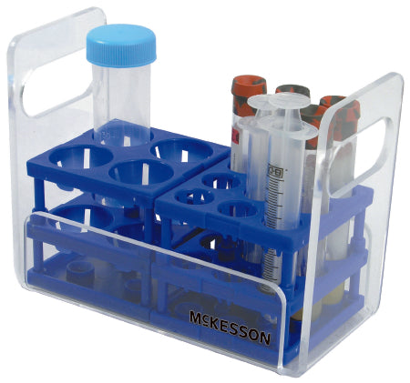 McKesson McKesson Tube Rack Carrier 7 X 3.5 X 5.5 Inch Acrylic - 3101