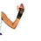 Scott Specialties - Wrist Brace Contoured Elastic / Metal Left or Right Hand Black / Brown One Size Fits Most - 1385 BLA UN