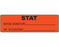 Shamrock Scientific Shamrock Pre-Printed Label Advisory Label STAT / NURSE SIGNATURE _____ / DR. REQUESTING _____ Fluorescent Red 3/4 X 2-1/2 Inch - STAT-1000