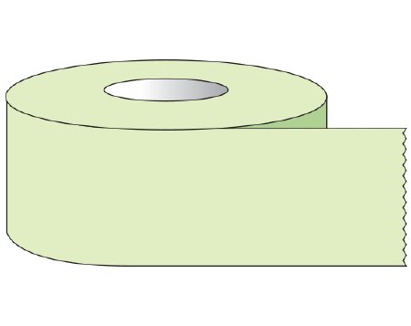 Shamrock - Blank Label Tape Multipurpose Label Lime Green Tape 1/2 X 500 Inch - ST-12-15