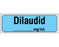 Shamrock Scientific Shamrock Pre-Printed Label Anesthesia Label DILAUDID / _____ mg / mL Blue 1/2 X 500 Inch - SA-2414-PRE